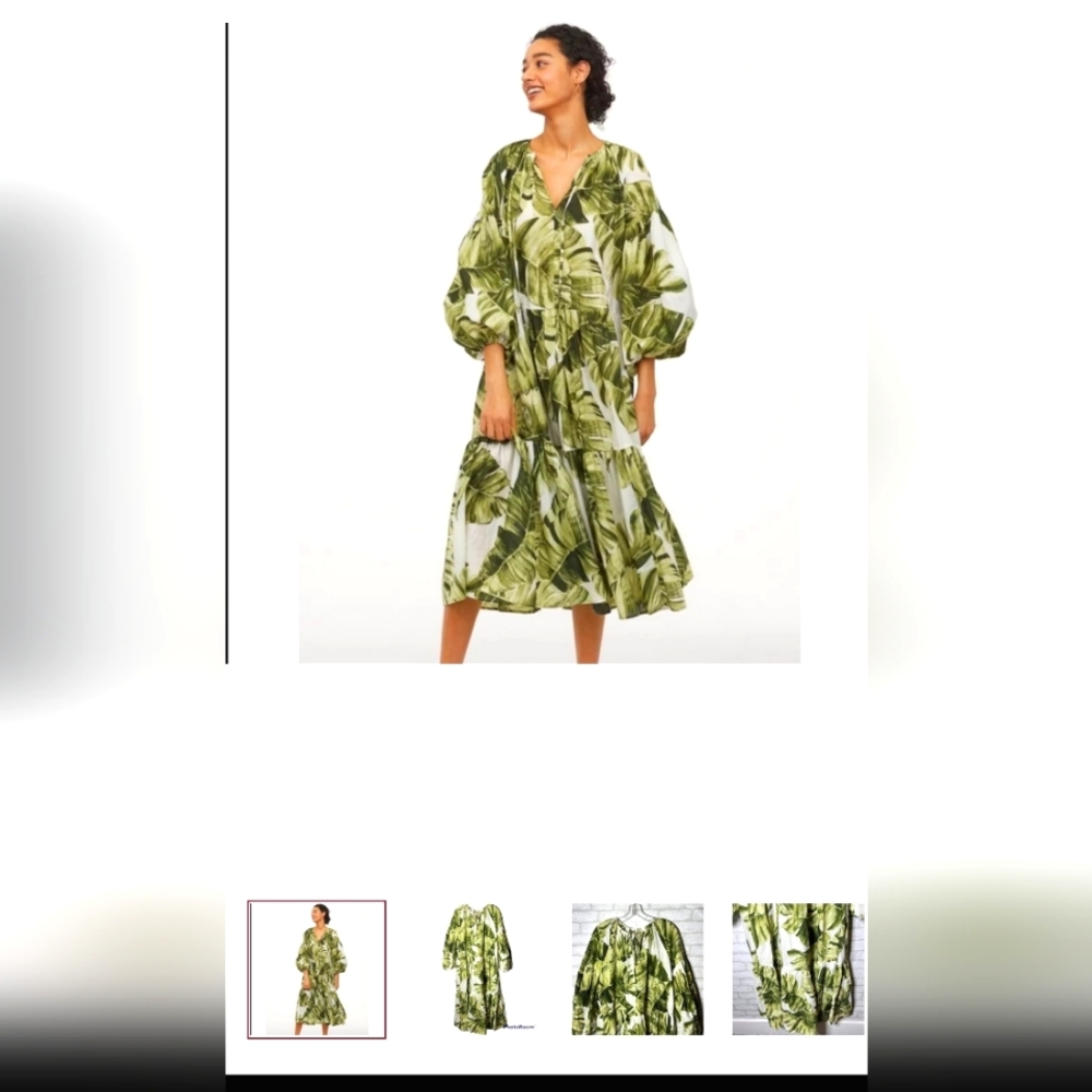 Palm Leaf Dress